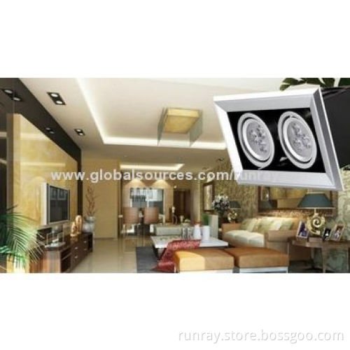 9W LED Downlight, 900lm, 85-265V AC or 12-24V DC, Bridgelux/Epistar/EpiLEDs Chip, CE, ISO 9001 Mark